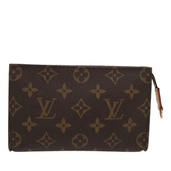 LOUIS VUITTON Monogram Bucket PM Accessory Pouch LV Auth th5406 - Picture 1 of 16